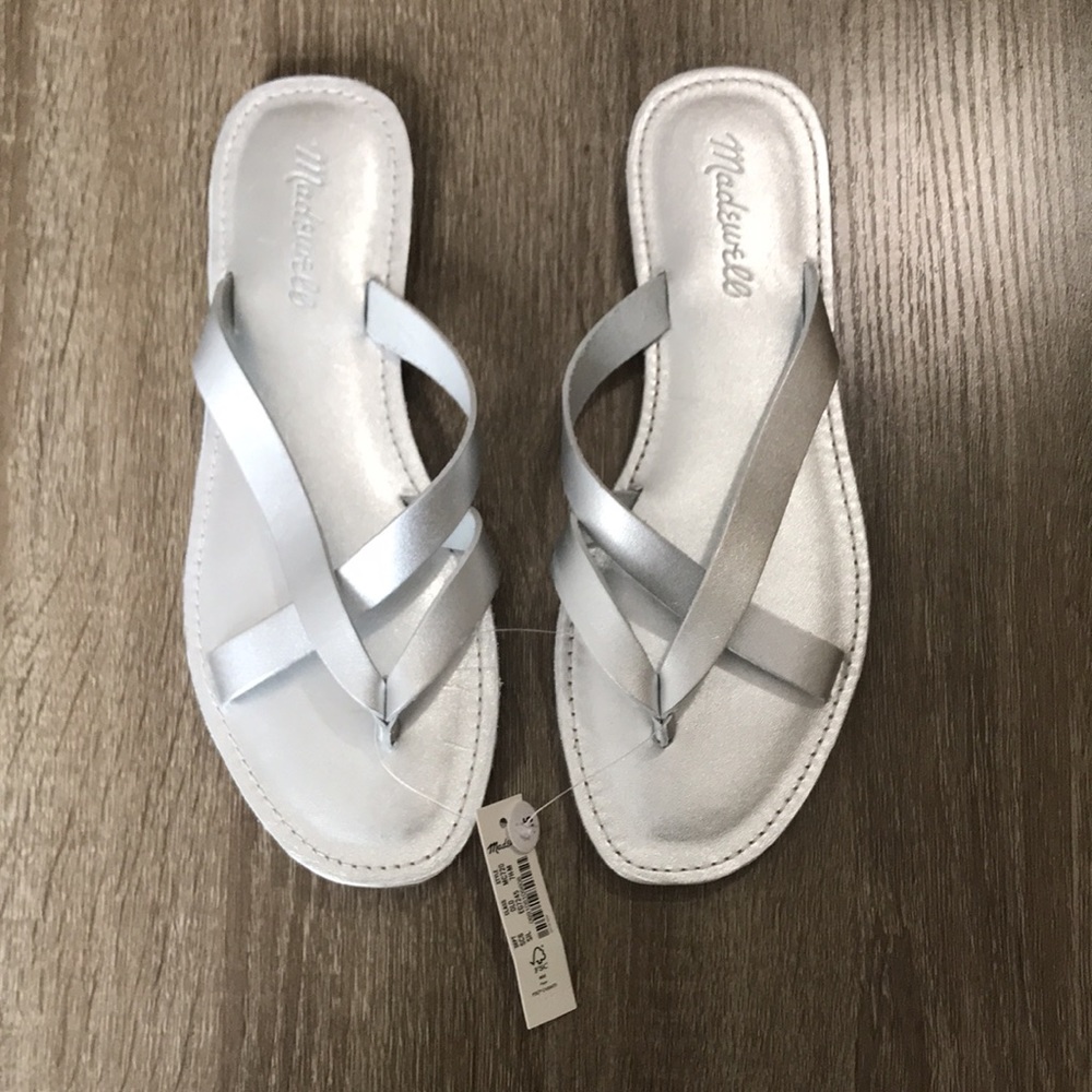 NWT Madewell Boardwalk Thong Sandals - Picture 3 of 10